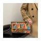 Fendi Baguette Multicolor FF Canvas Bag 8BR600