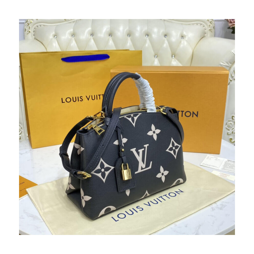 Louis Vuitton Bicolor Monogram Empreinte Leather Petit Palais M58913