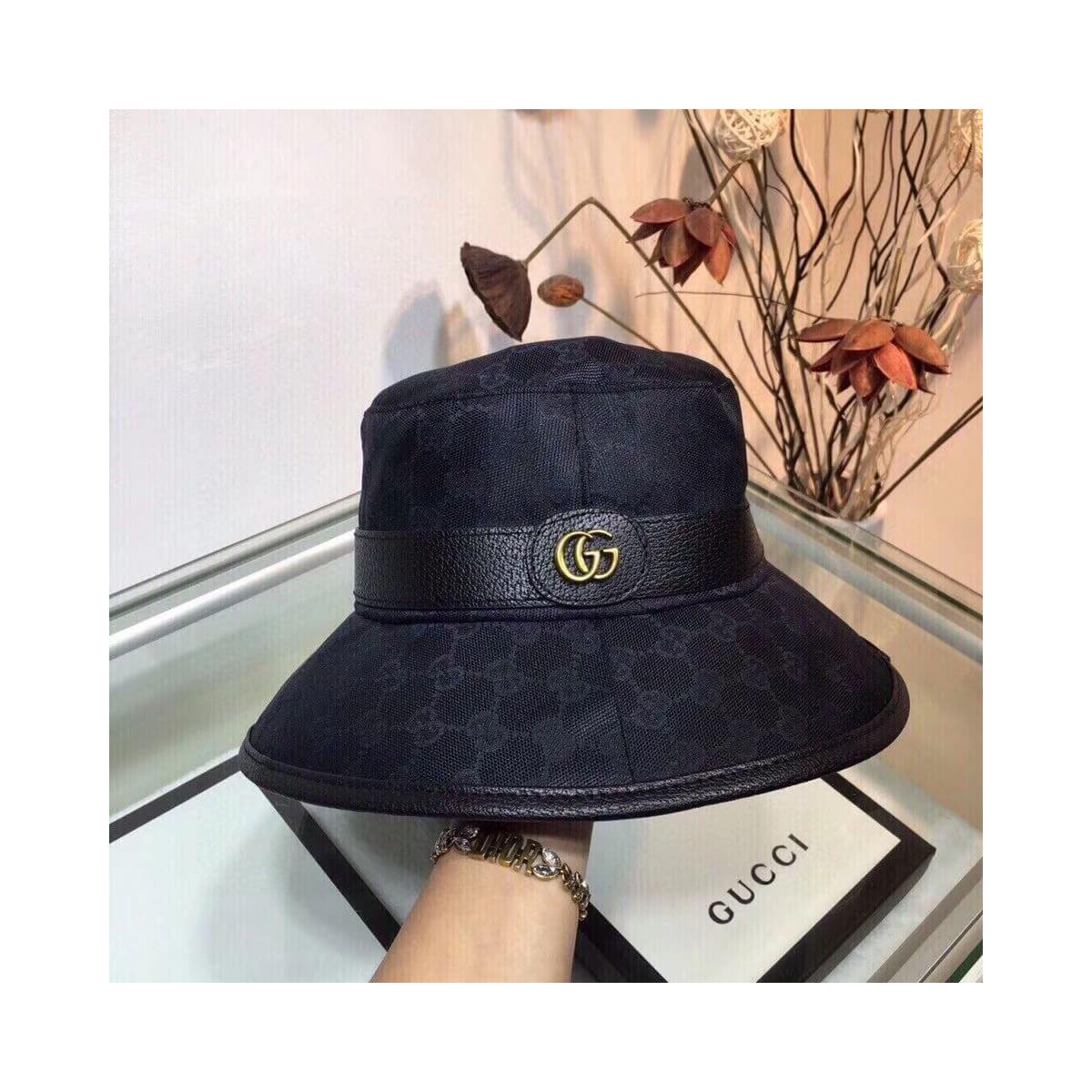 Gucci GG Canvas Fedora 576587