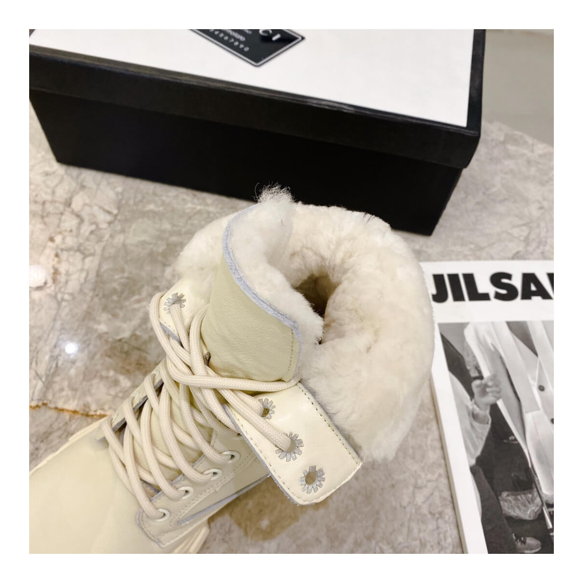 Gucci GG Wool Ankle Boot G1120C