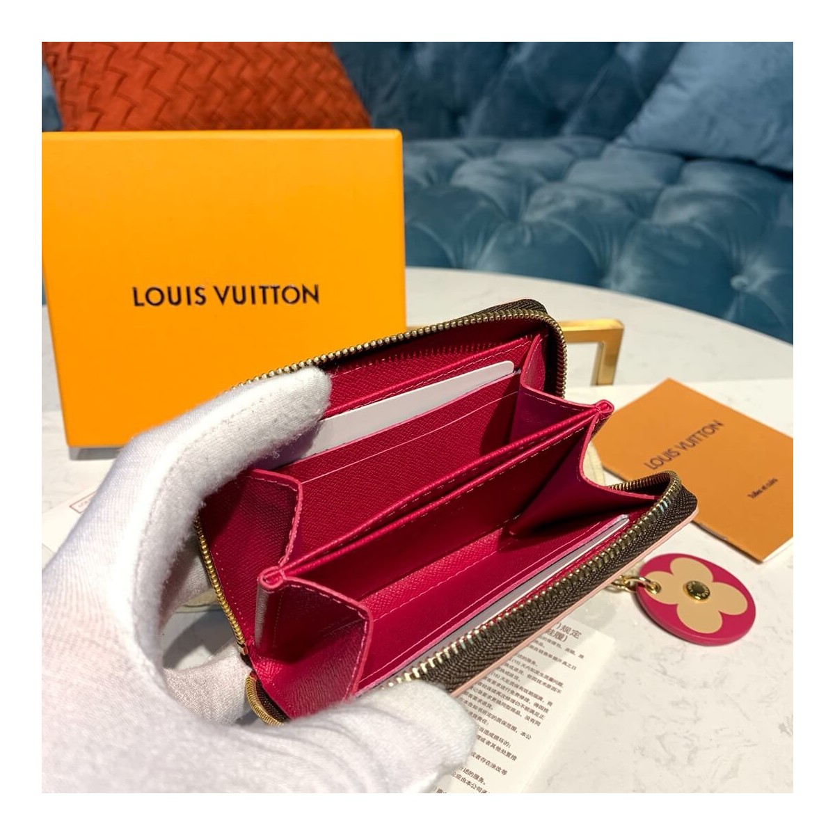 Louis Vuitton Monogram Cavas Zippy Coin Purse M68312