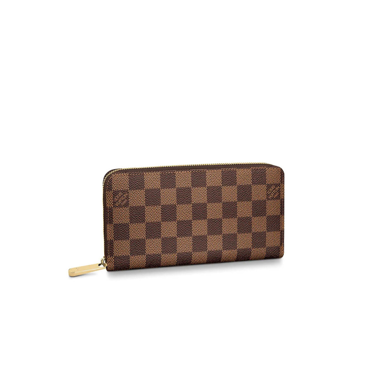 Louis Vuitton Damier Ebene Canvas Zippy Wallet N41661