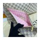 Louis Vuitton Damier Azur Neverfull MM N45295 Pink