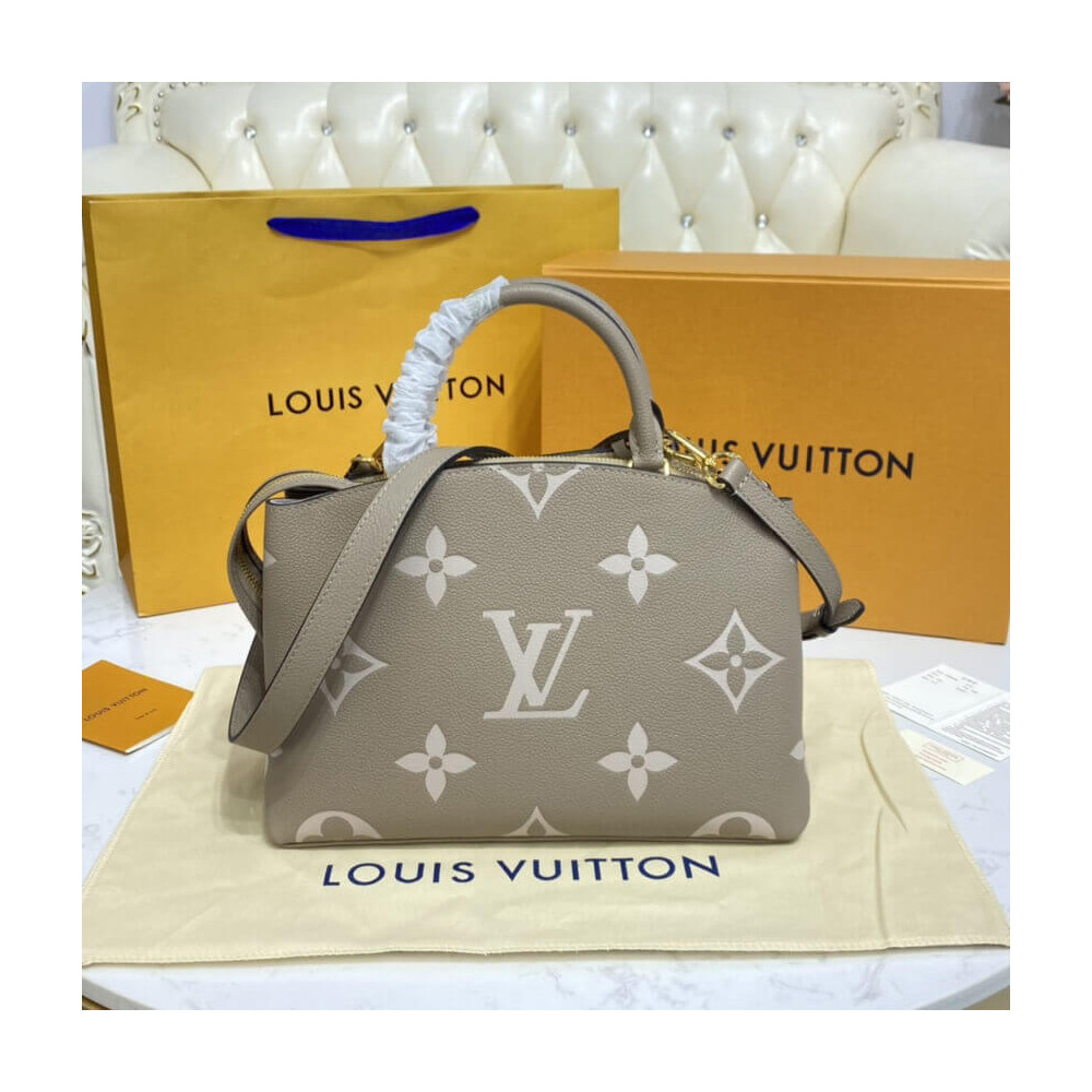 Louis Vuitton Bicolor Monogram Empreinte Leather Petit Palais M58914