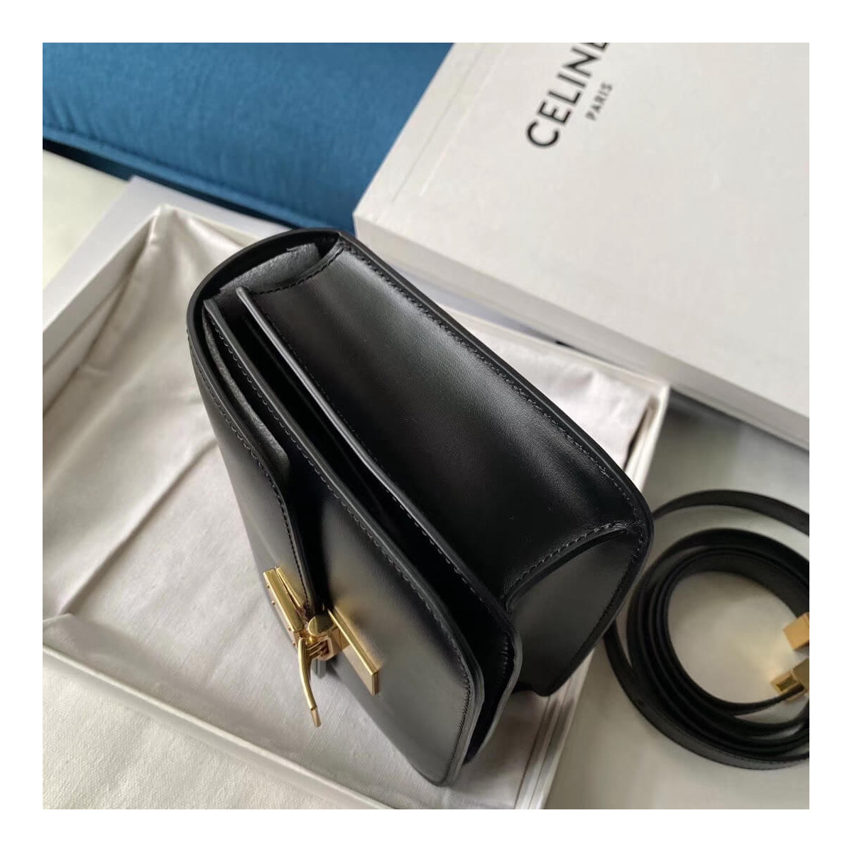 Celine Teen Classic Bag in Box Calfskin 192523