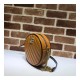 Gucci GG Marmont Mini Round Shoulder Bag 550154 Cognac