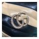 Gucci GG Marmont Mini Bucket Bag 575163 Beige/Black