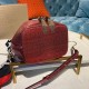 Bvlgari Serpenti Forever Bucket Bag 18cm in Karung Skin 289281 Red