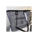 Chanel Deauville Chain Shoulder Tote 33cm Canvas Bag A66939