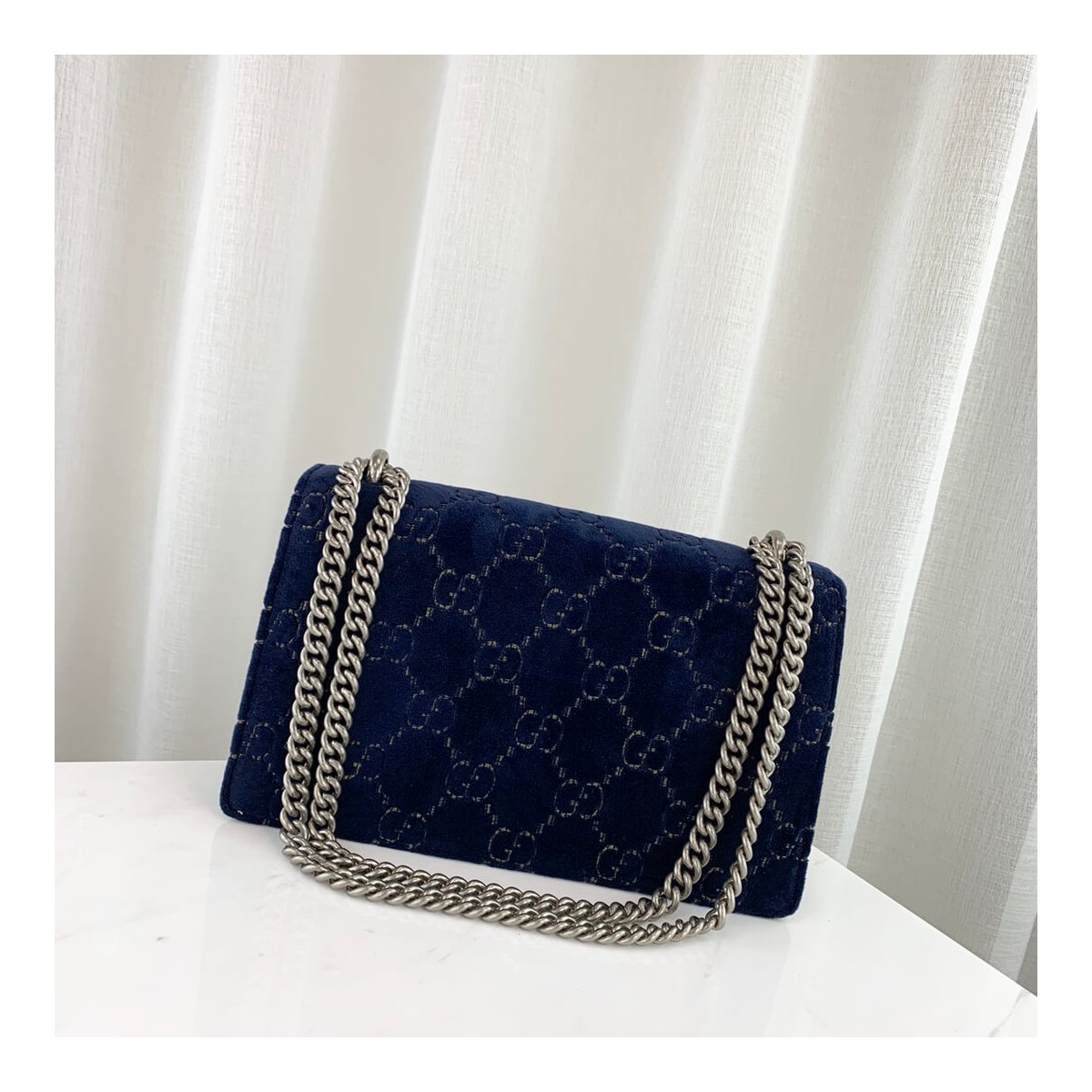 Gucci Dionysus GG Velvet Small Shoulder Bag 400249