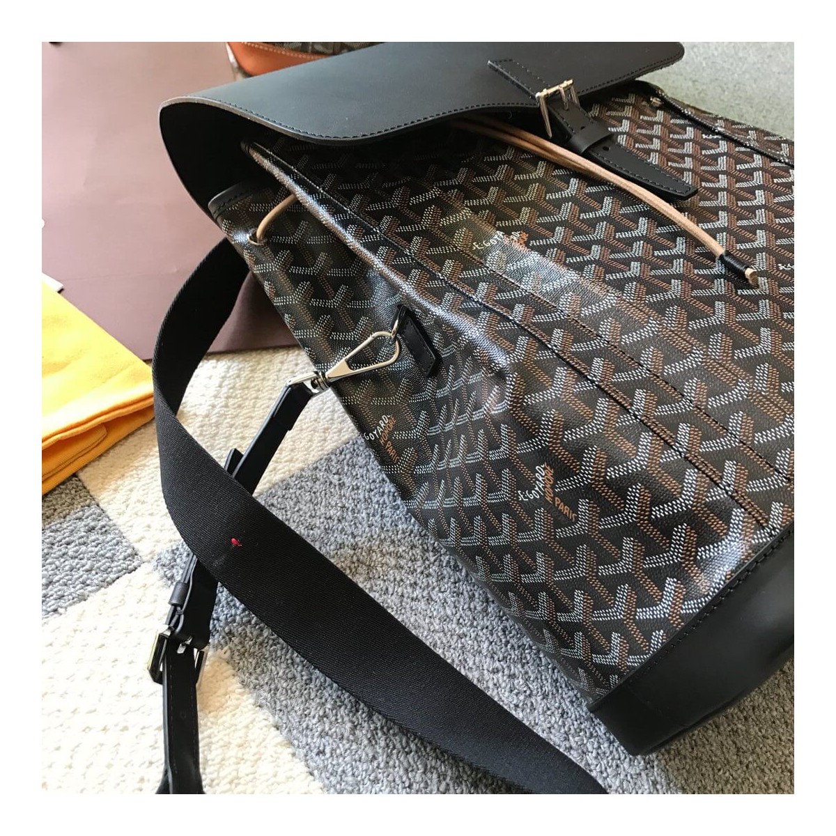 Goyard Calfskin Alpin Backpack 169555