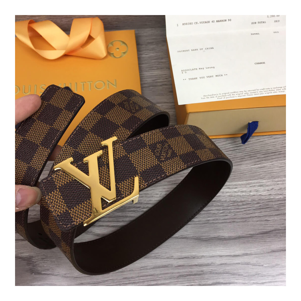 Louis Vuitton Initiales 40mm Belt M0212