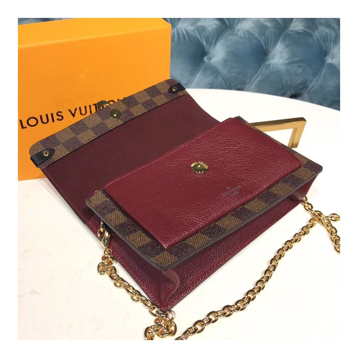 Louis Vuitton Vavin Chain Wallet N60237 N60221 N60222