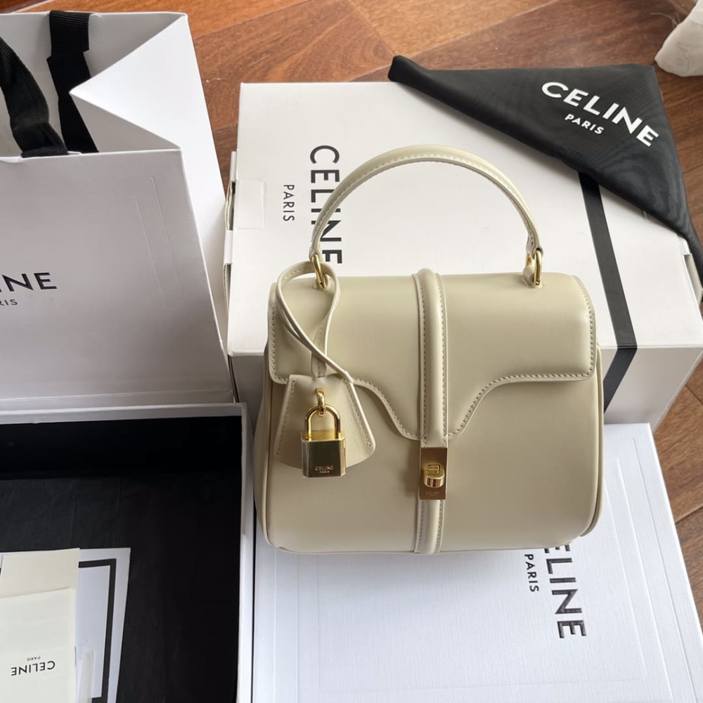 Celine Small 16 Bag In Satinated Calfskin 188003