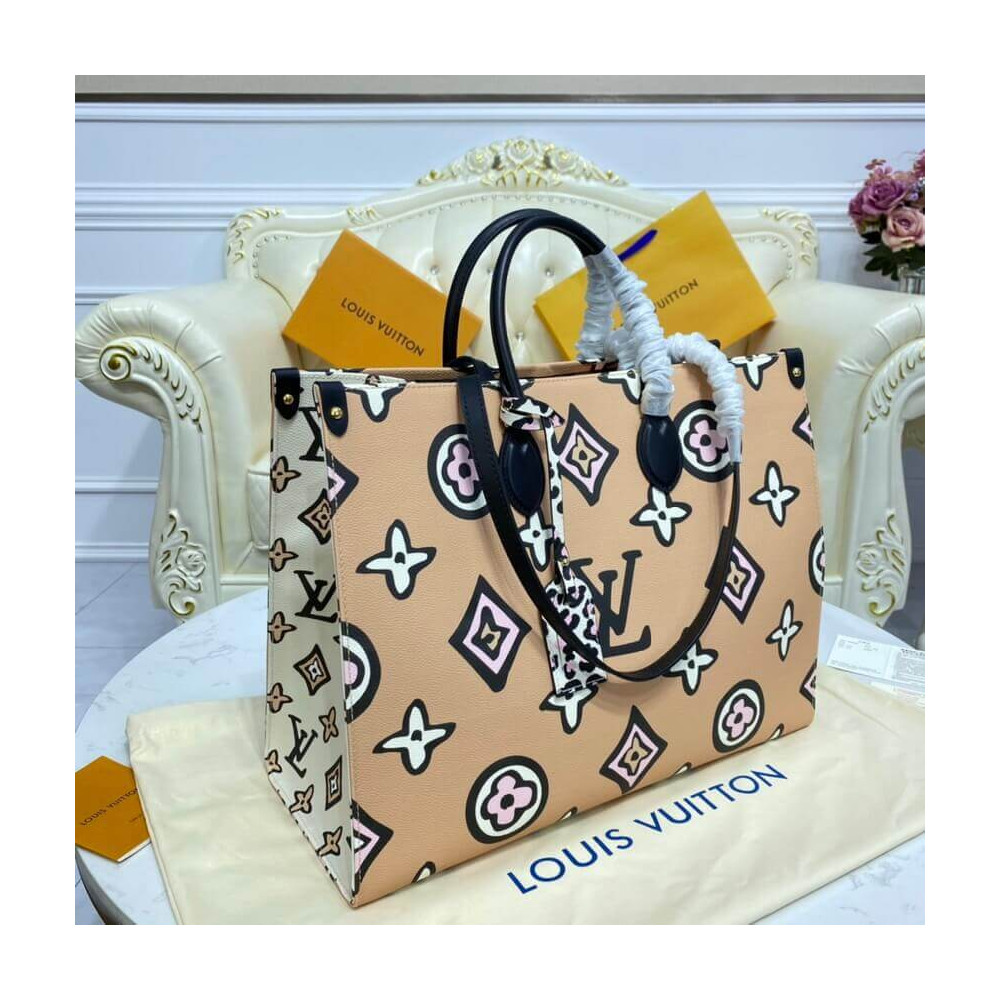 Louis Vuitton Monogram Print Onthego GM M45814 M45815