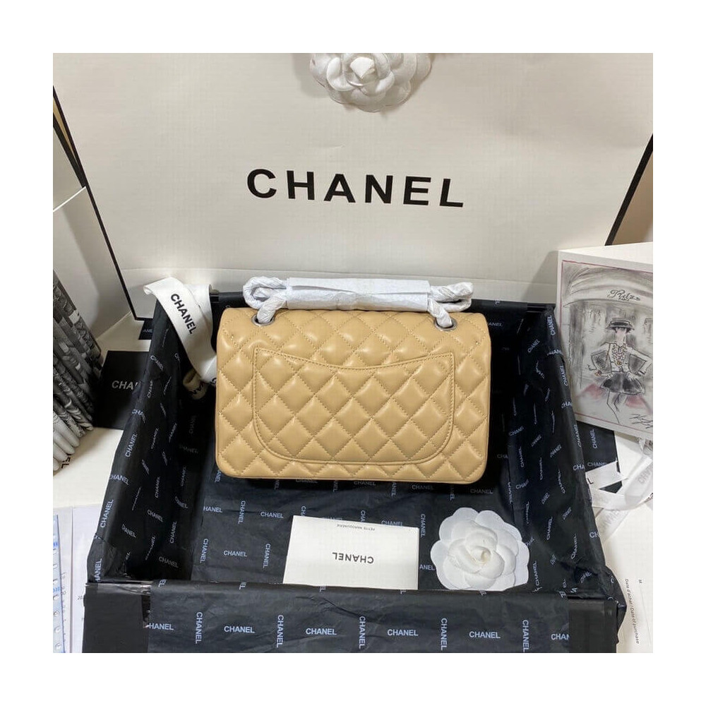 Chanel Small Classic Double Flap Bag A01113 in Lambskin