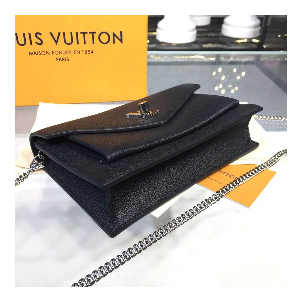 Louis Vuitton Mylockme Chain Pochette M63471 M63980