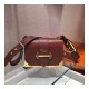 Prada Cahier Leather Shoulder Bag 1BD045