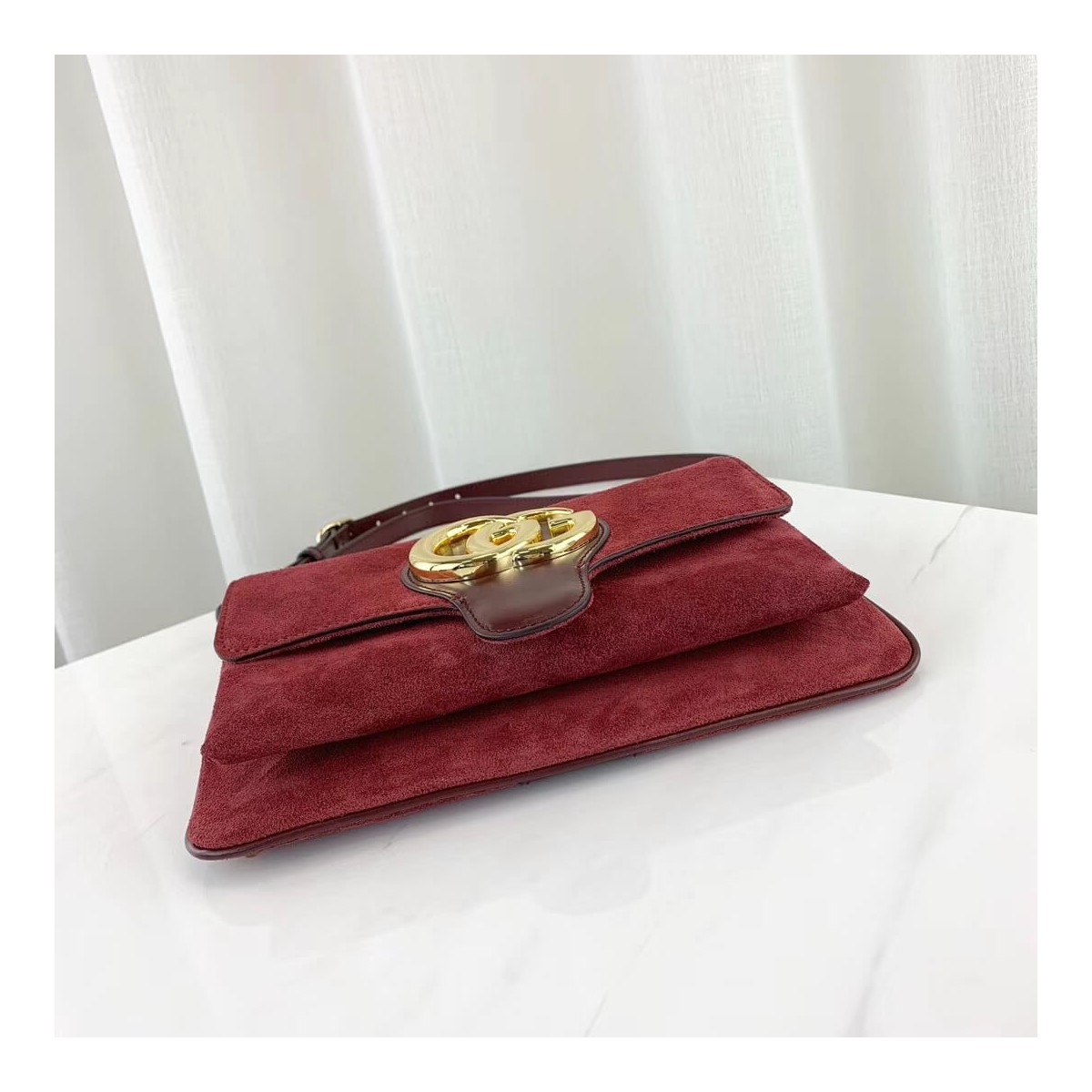 Gucci Suede Arli Small Shoulder Bag 550129