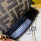 Fendi Nano Baguette Charm in Brown Fabric 7AR844