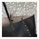 Valentino Garavani Medium Double Rockstud Reversible Tote Bag 0067Y Black/Off-white