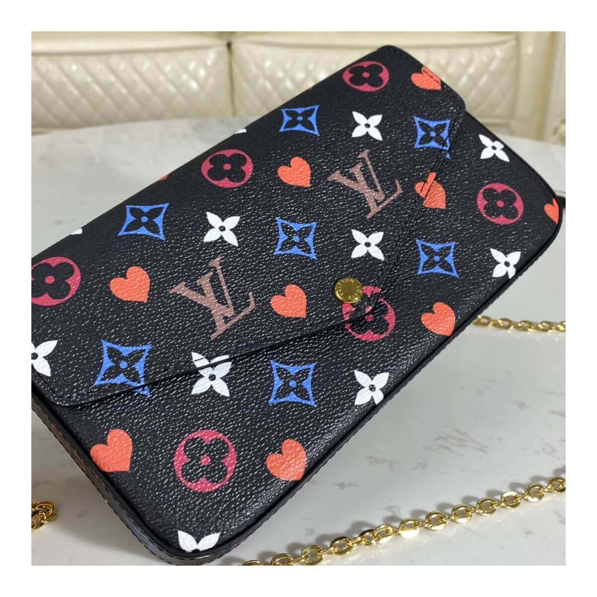 Louis Vuitton Monogram Multicolor Felicie Pochette M61276