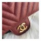 Chanel Chevron Caviar Leathe 17cm Classic Flap Bag 1115