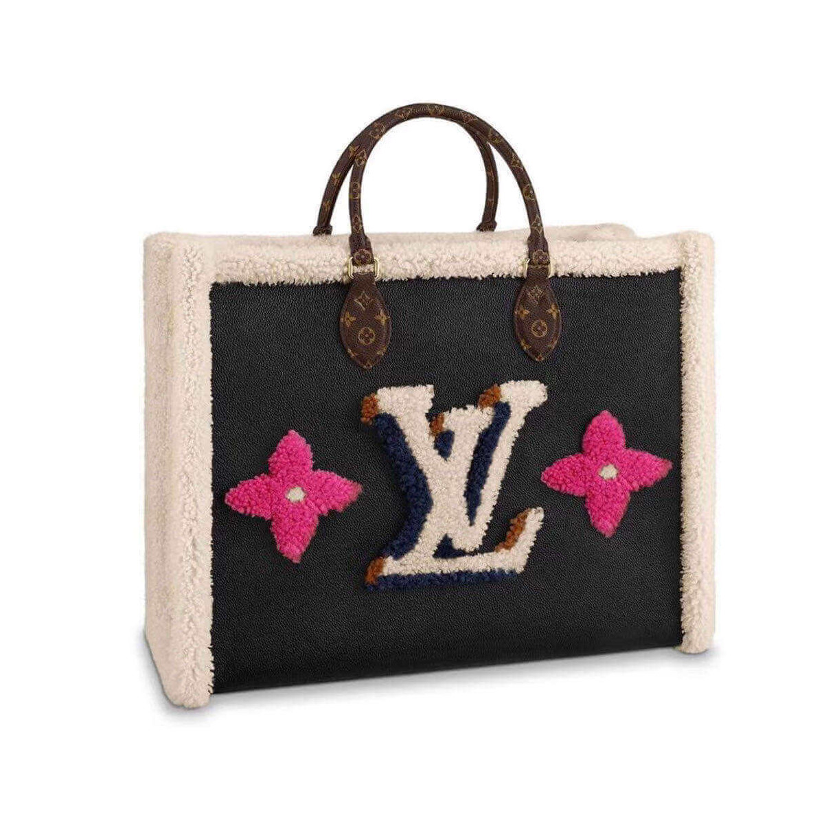 Louis Vuitton Onthego GM M56958 In Leather and Shearling