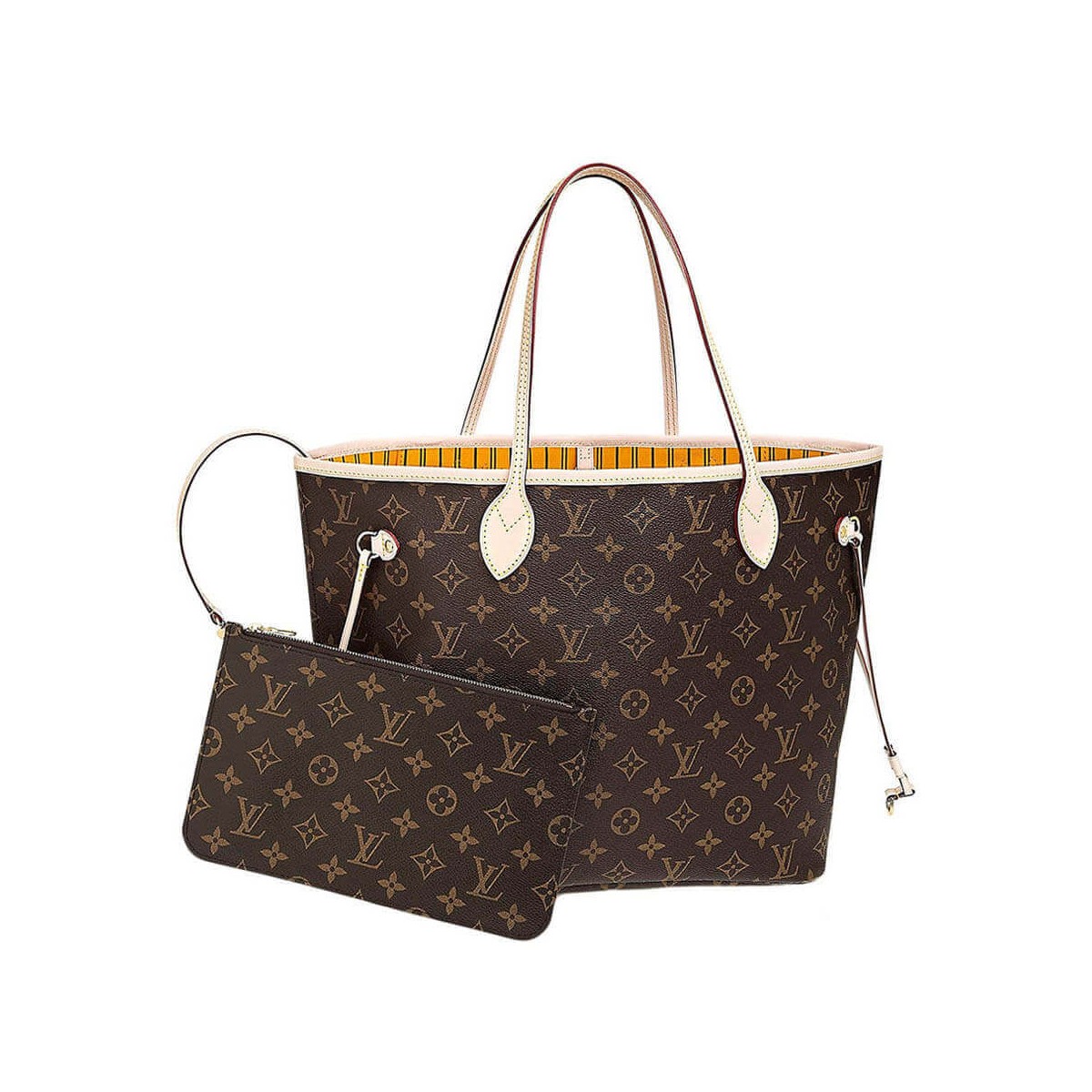 Louis Vuitton Monogram Canvas Neverfull MM M40997 Yellow