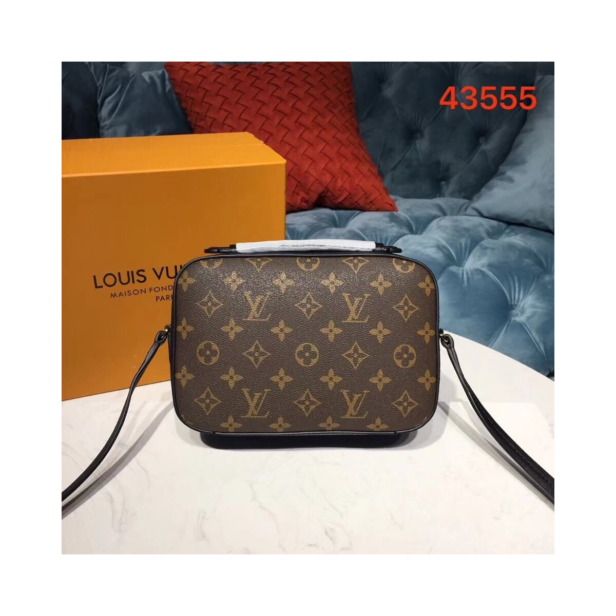 Louis Vuitton Monogram Canvas Saintonge M43559