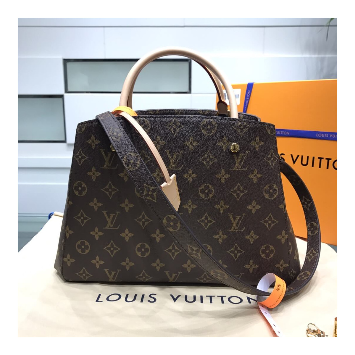 Louis Vuitton Monogram Canvas Montaigne MM M41056