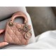 Christian Dior Micro Lady Dior Bag Cannage Lambskin S0856