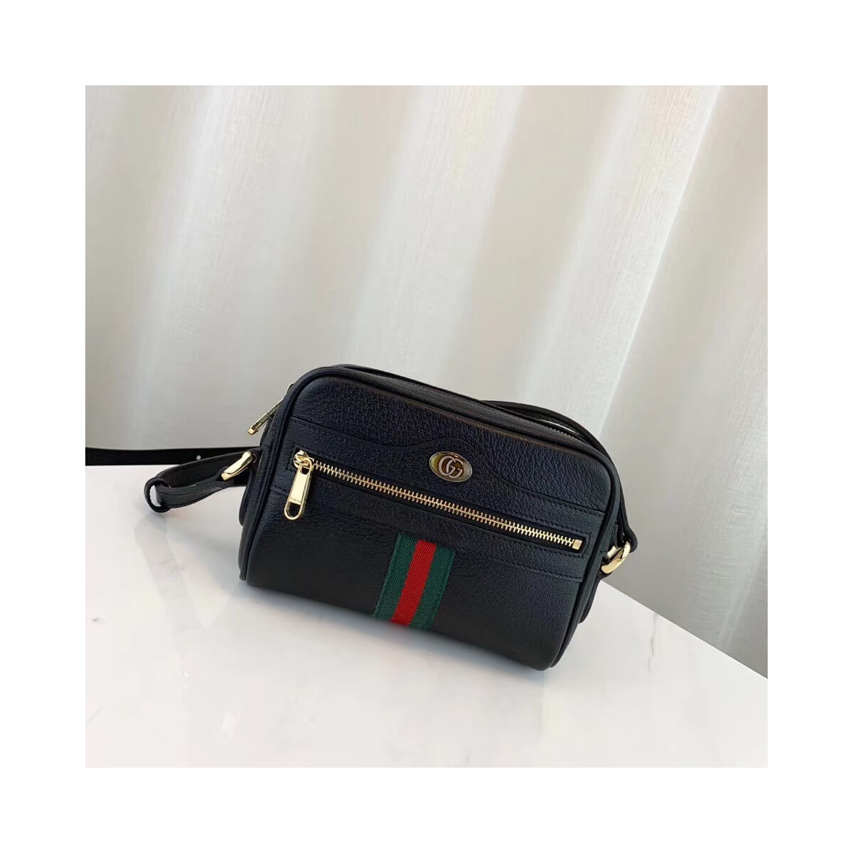 Gucci Ophidia Leather Mini Bag 517350