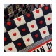 Christian Dior Dioramour Book Tote D-Chess Heart Embroidery M1286