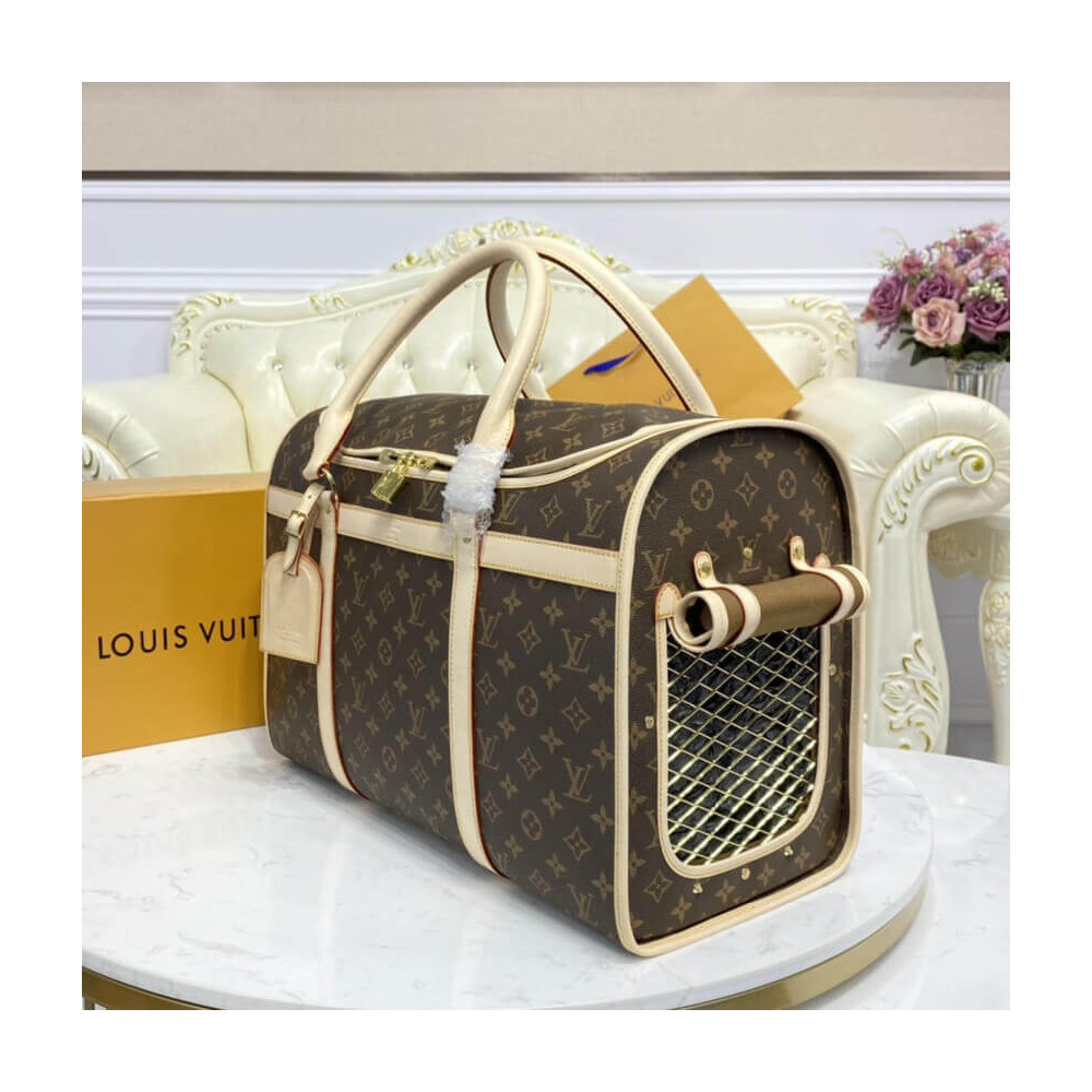 Louis Vuitton Monogram Canvas Dog Carrier 50 M42021