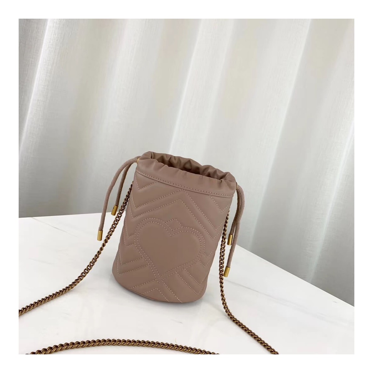 Gucci GG Marmont Matelassé Mini Bucket Bag 575163