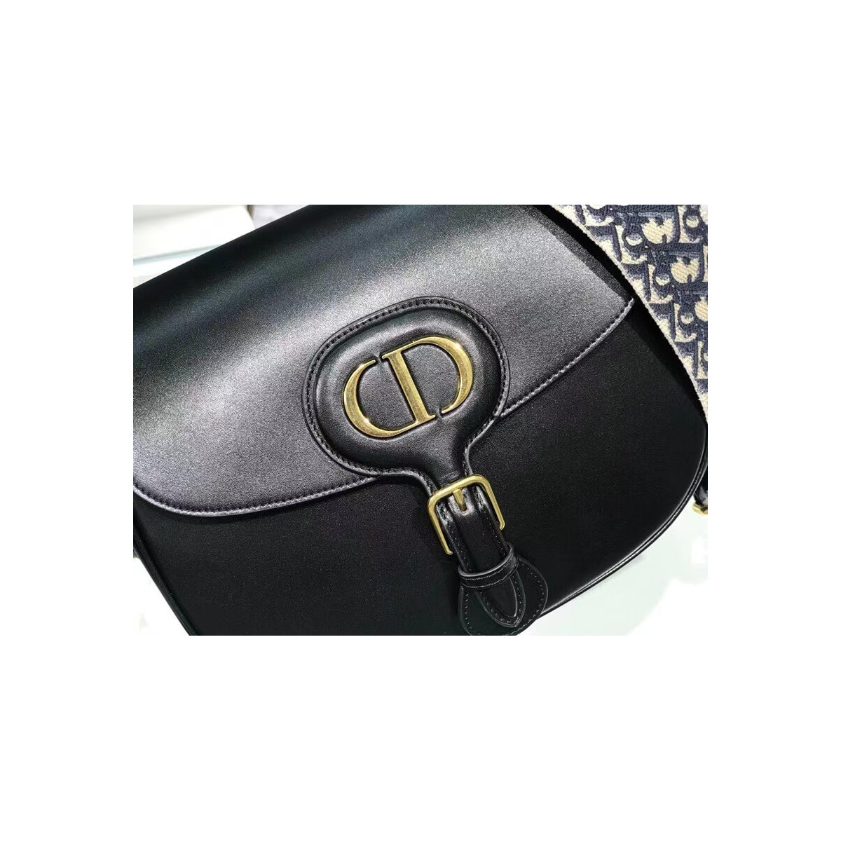 Dior Large Bobby Bag in Box Calfskin M9320