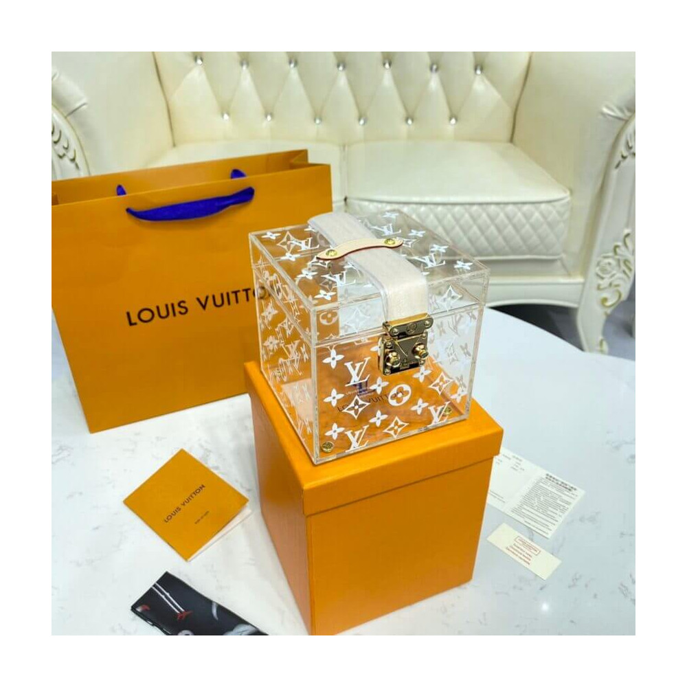 Louis Vuitton Cube Scott Box in Transparent GI0481