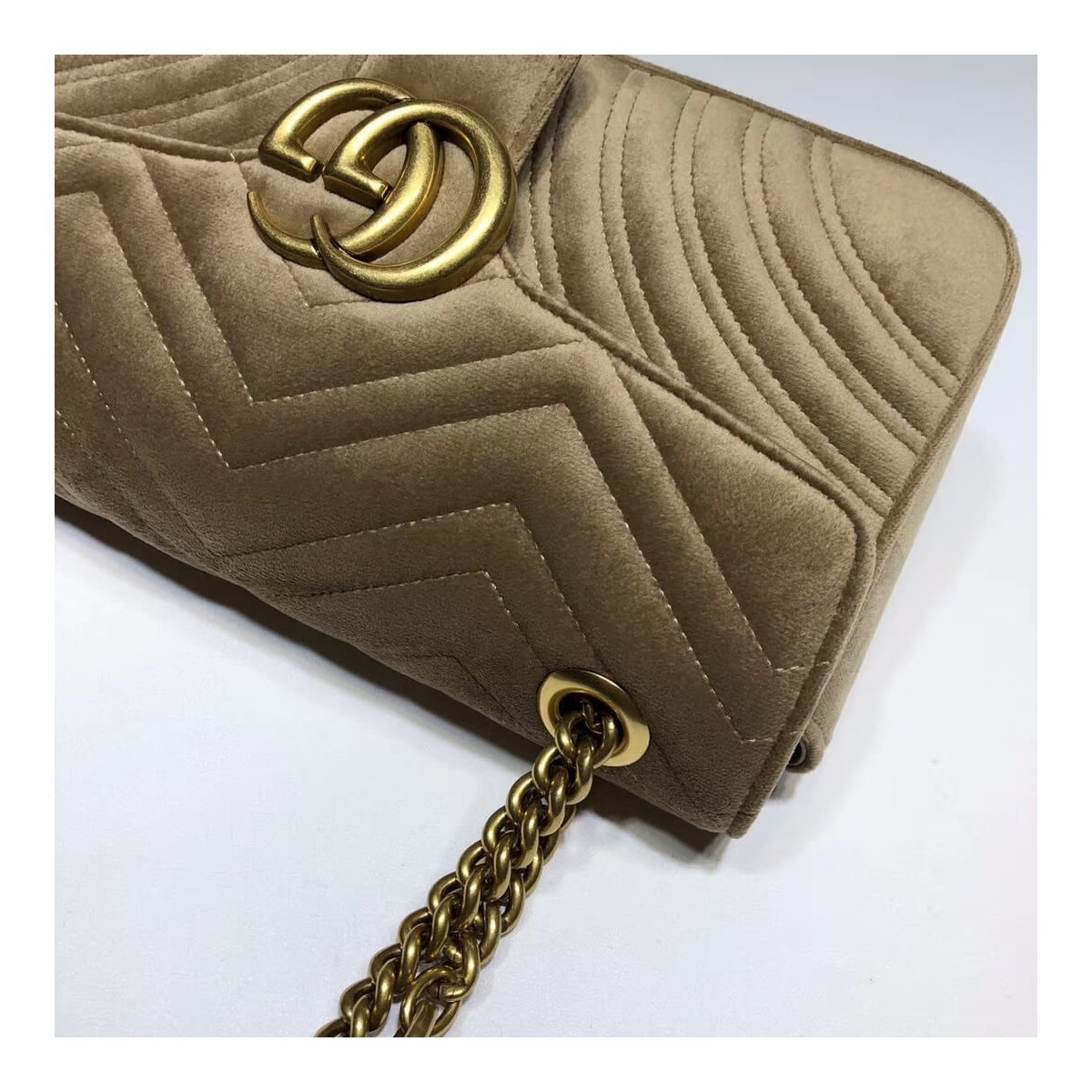 Gucci GG Marmont Velvet Shoulder Bag 443497