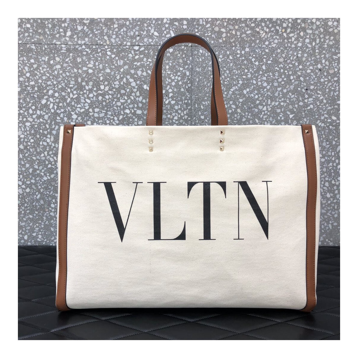 Valentino Garavani VLTN Canvas Shopping Bag 90011