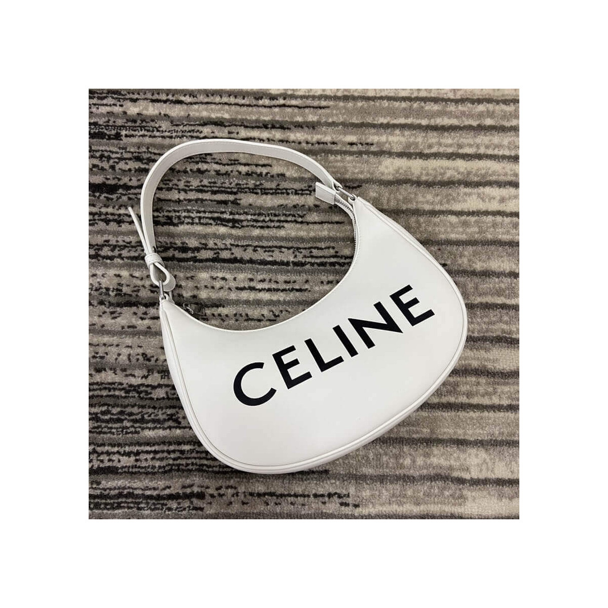 Celine Ava Bag In Smooth Calfskin With Celine Print 193953