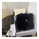 Chanel Shearling Lambskin Bucket Bag AS2241