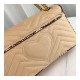 Gucci Online Exclusive GG Marmont Raffia Small Shoulder Bag 443497