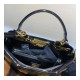 Fendi Peekaboo Iconic Medium Black Mink Bag 8BN290