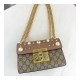 Gucci Padlock Studded GG Supreme Shoulder Bag 432182