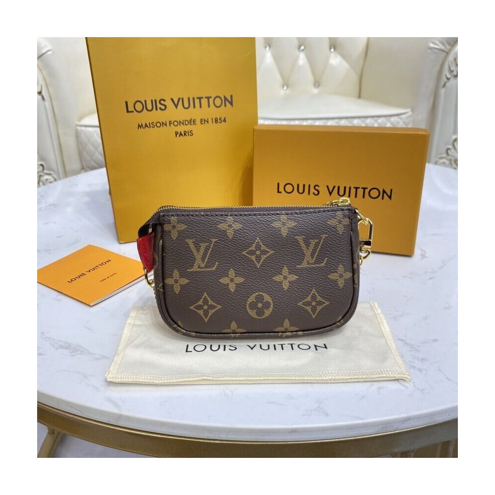 Louis Vuitton Monogram Canvas Mini Pochette Accessoires M80863