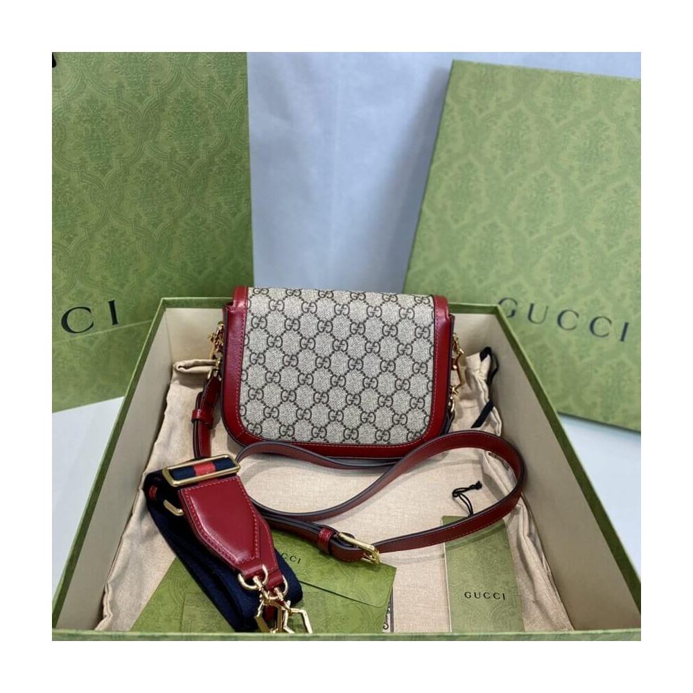 Gucci Horsebit 1955 Mini Bag in GG Supreme 658574