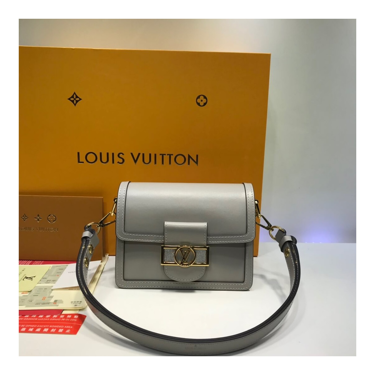 Louis Vuitton Smooth Calfskin Leather Mini Dauphine M55836 M55837