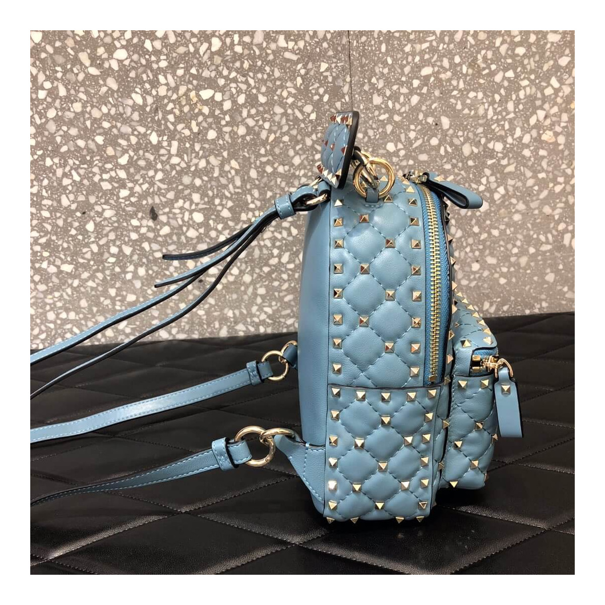 Valentino Garavani Rockstud Spike Mini Backpack 0630J