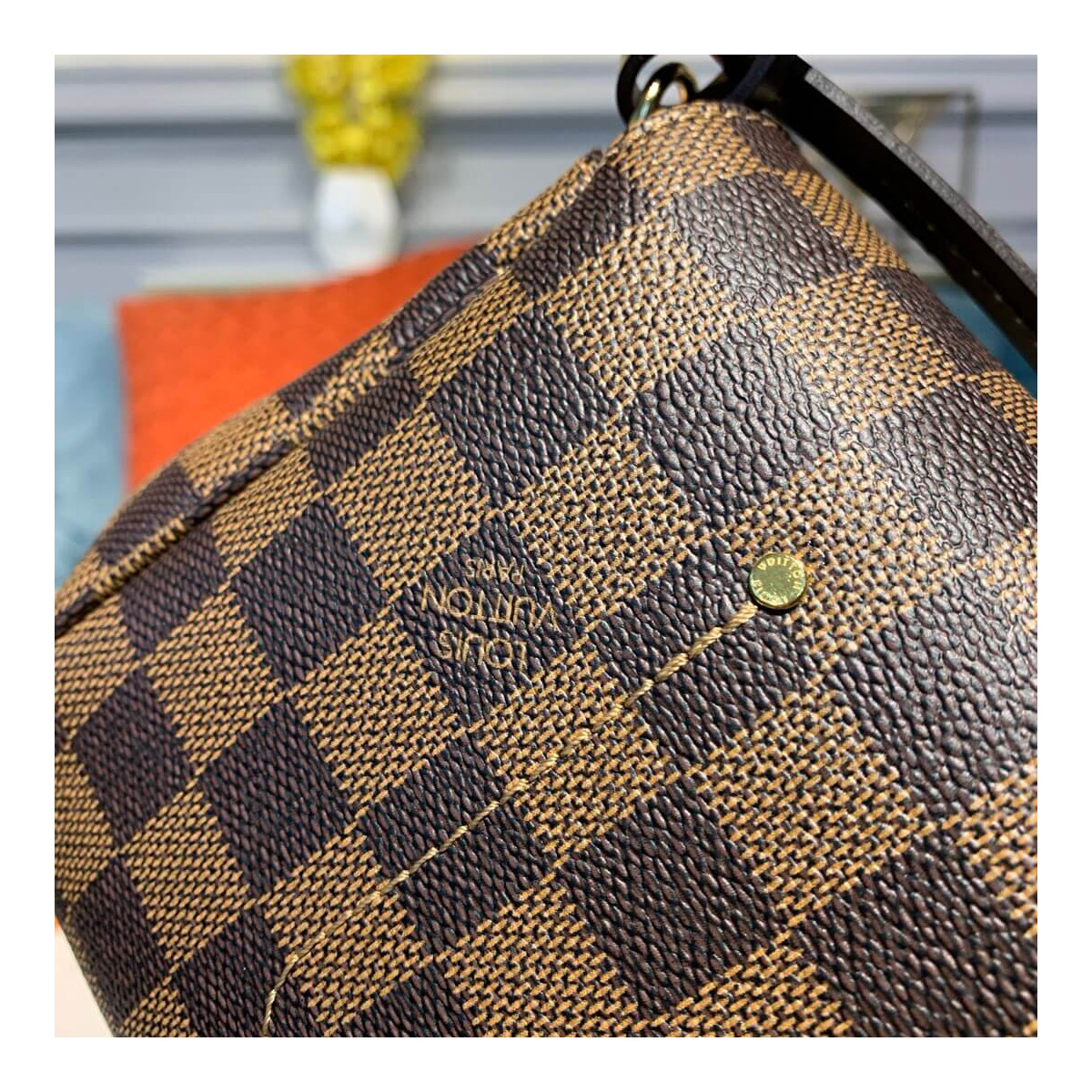 Louis Vuitton Damier Ebene Canvas Favorite MM N41129